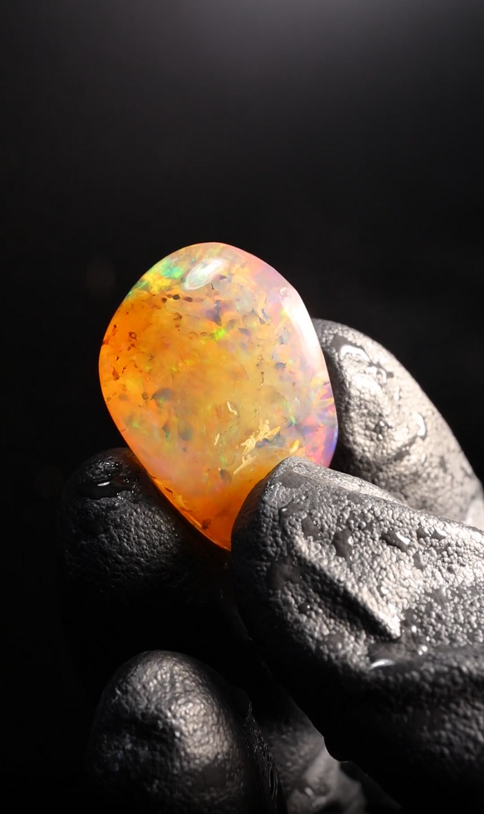 36.60ct Polished Ethiopian Welo Specimen Opal