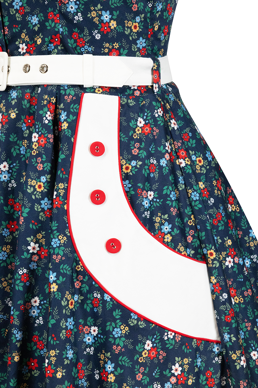 Ditsy Diner Dress