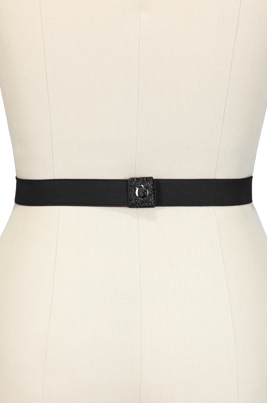Pretty Kitty Follies Sparkle Bow Belt (Black)