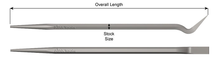 Ajax Tools Gooseneck Sleever Bar 1in Dia 48" BAR