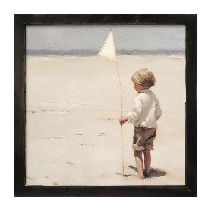 Boy on beach