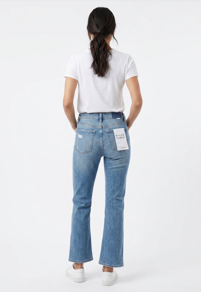 Daze jeans Shy Girl PDA high rise crop flare