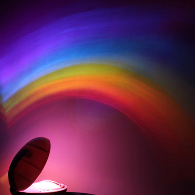 Egg-Shaped Table Lamp Rainbow Projection Lamp LED Color Night Light 3 Modes Projector 🇨🇳