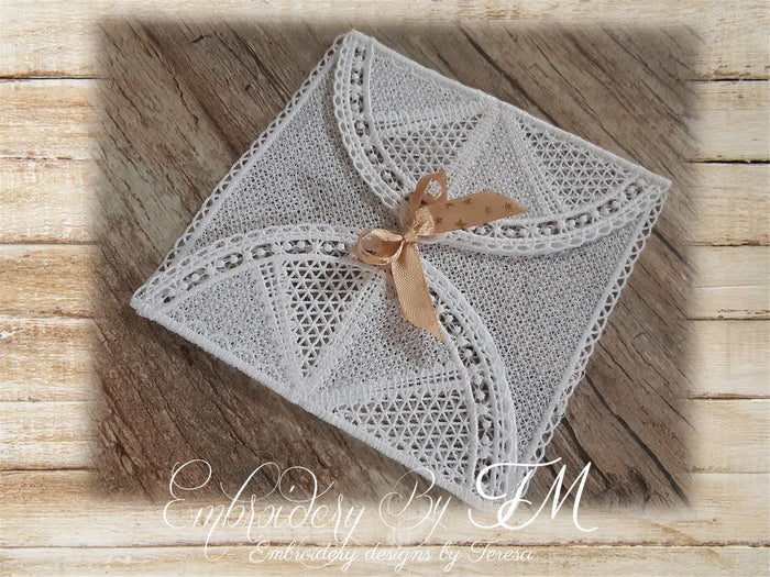 Envelope lace No.2 / 5x7 hoop