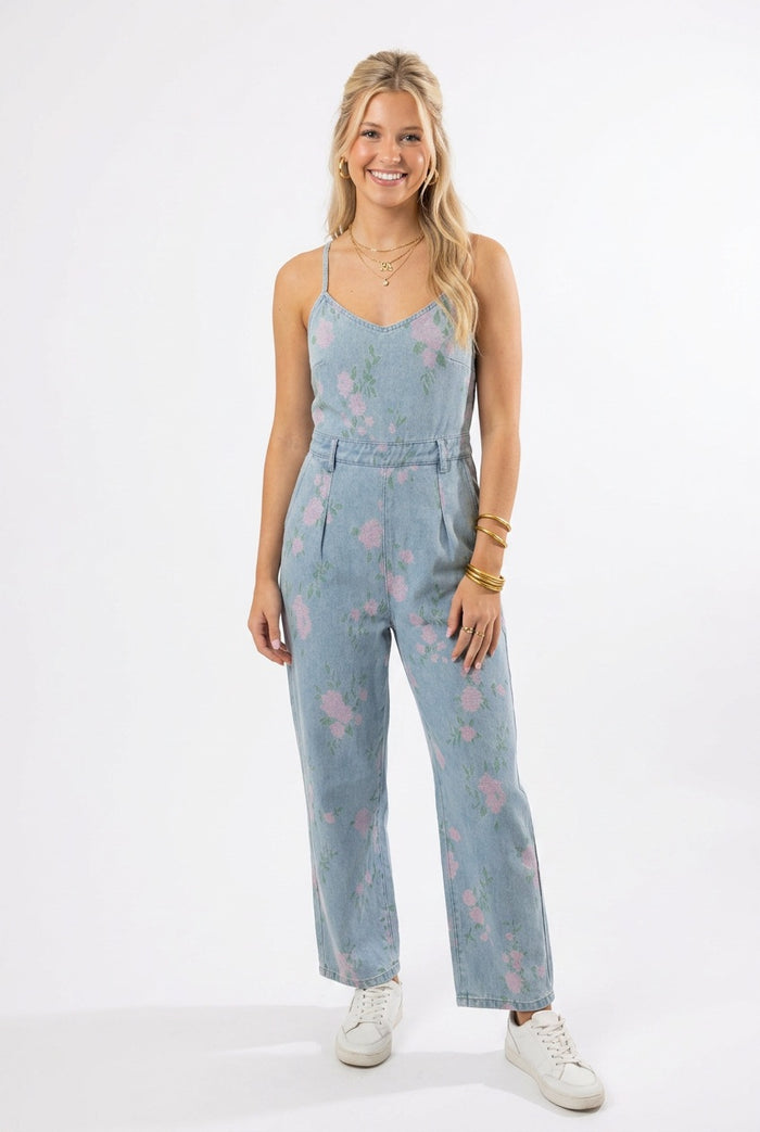 Ladies woven jumpsuit