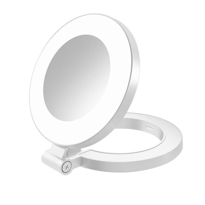 LED Mini Magnetic Phone Fill Light Tempered Glass Makeup Mirror 🇨🇳