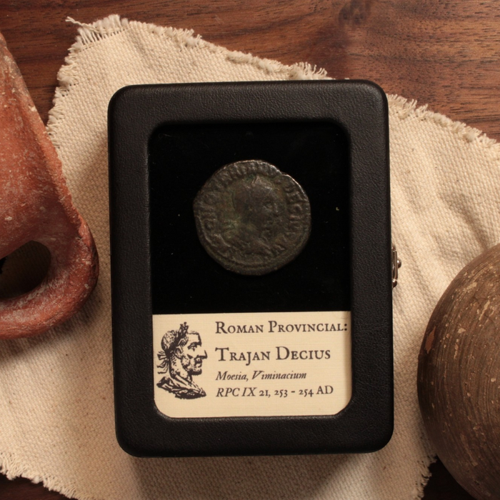 Moesia, City of Viminacium, Emperor Trajan Decius Provincial Bronze - 250 to 251 CE - Roman Provinces