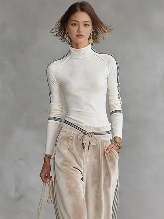 Nina™ Turtleneck Zip-Up Wide-Leg Set