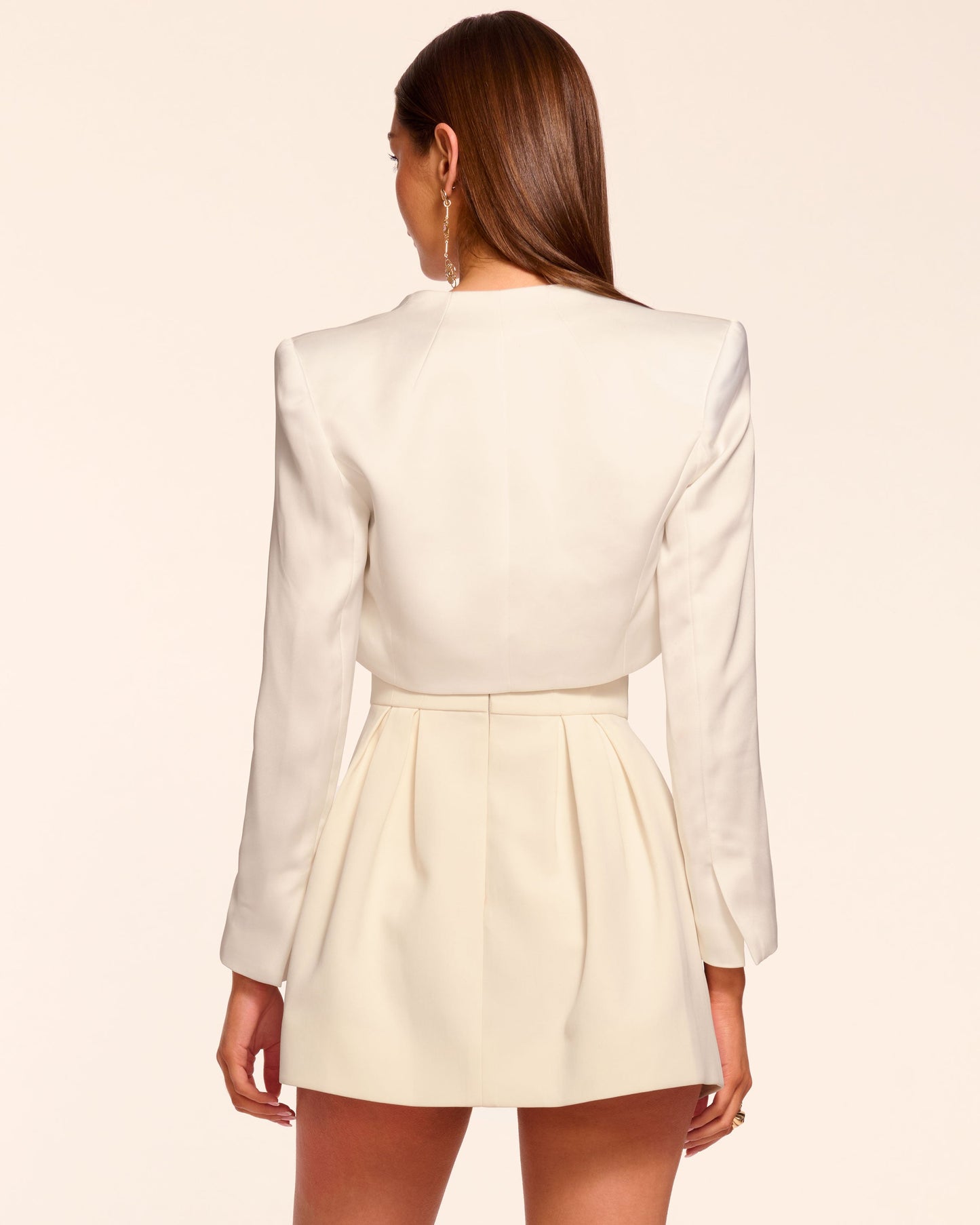 Gia Long Sleeve Capelet | IVORY