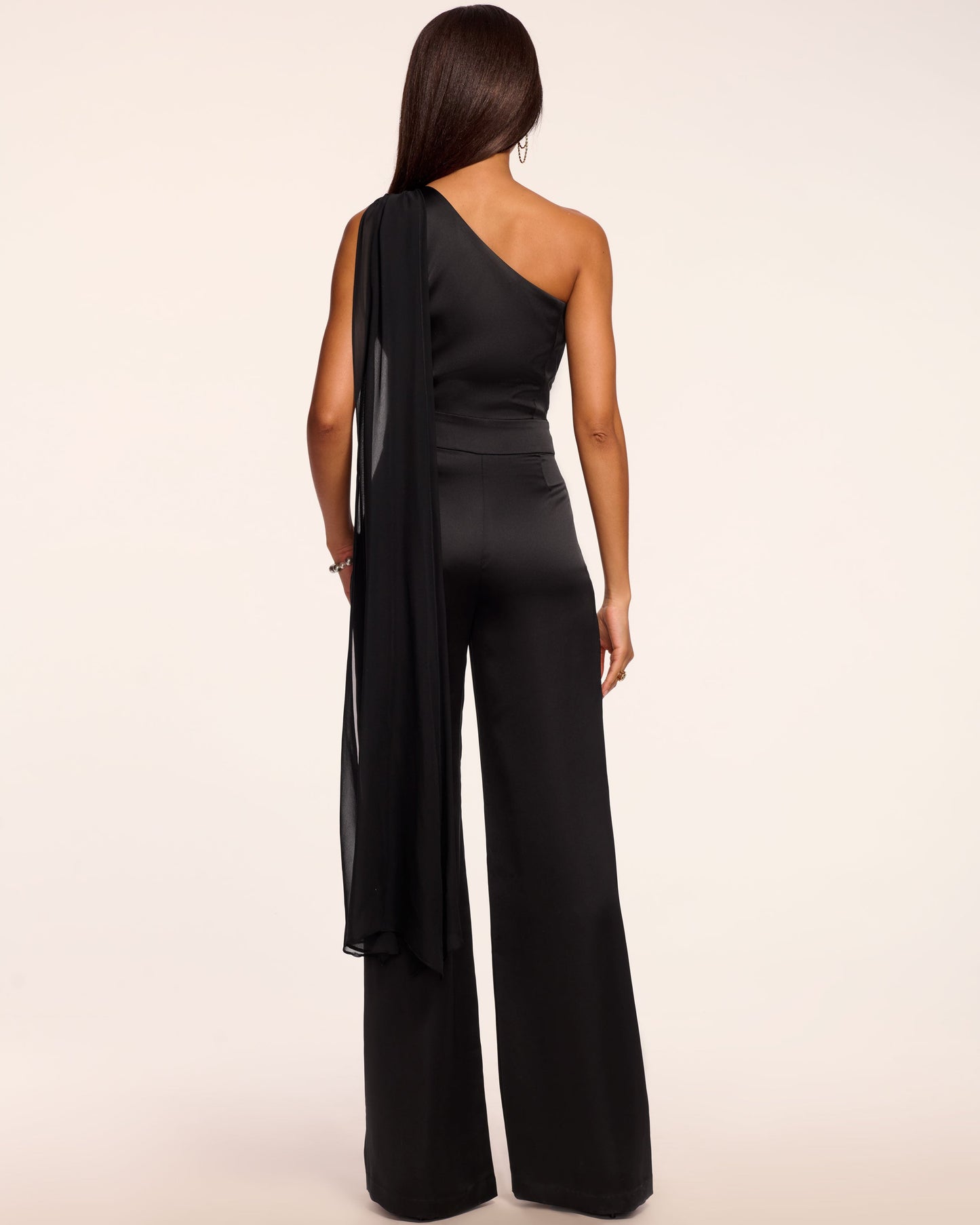 Genny One-Shoulder Wide Leg Jumpsuit
