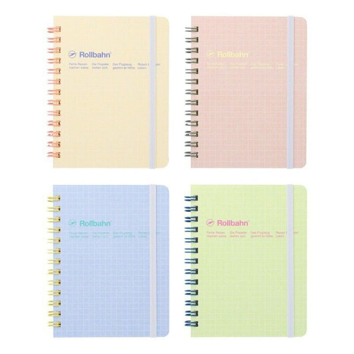 Rollbahn Grid Spiral Notebook