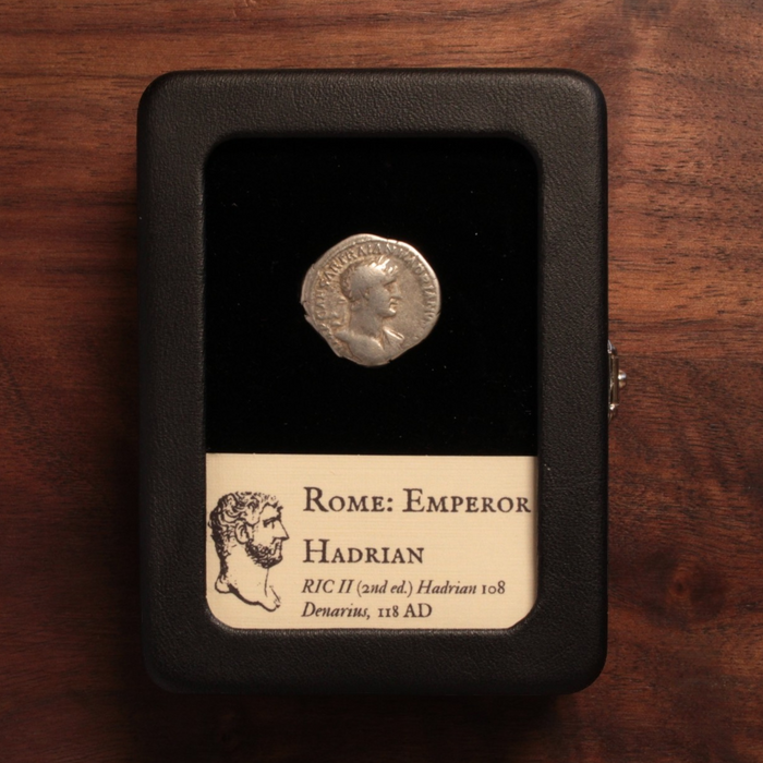 Rome, Emperor Hadrian, Denarius, Concordia Reverse - 118 CE - Roman Empire