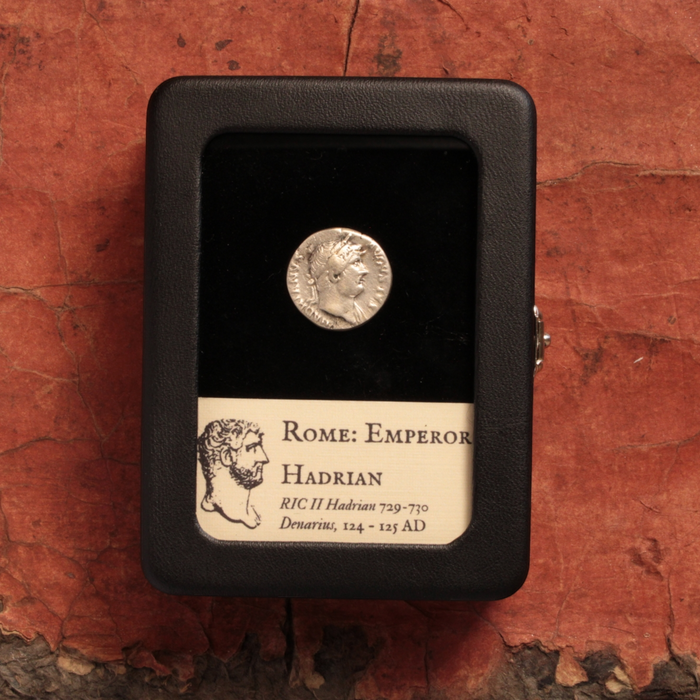 Rome, Emperor Hadrian, Silver Denarius, Diana Reverse - 124 to 125 CE - Roman Empire