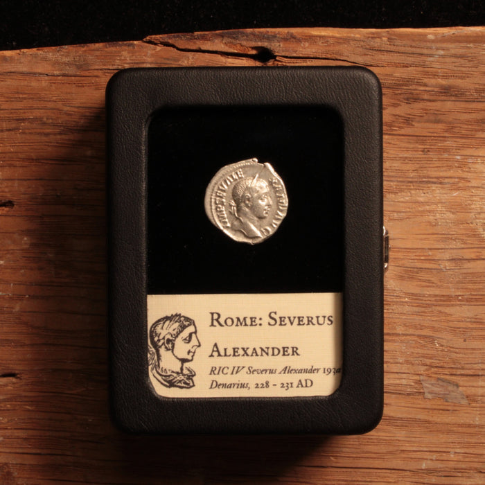 Rome, Emperor Severus Alexander, Denarius, Fides (Goddess of Faith) Reverse - 228 to 231 CE - Roman Empire