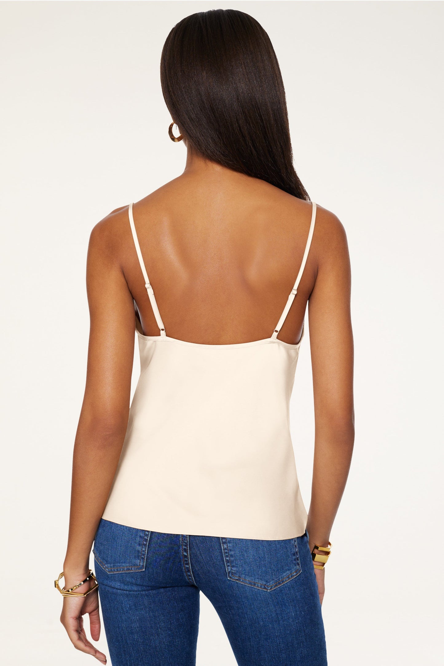 Abigail Cowl Neck Tank Top | SANDSTONE