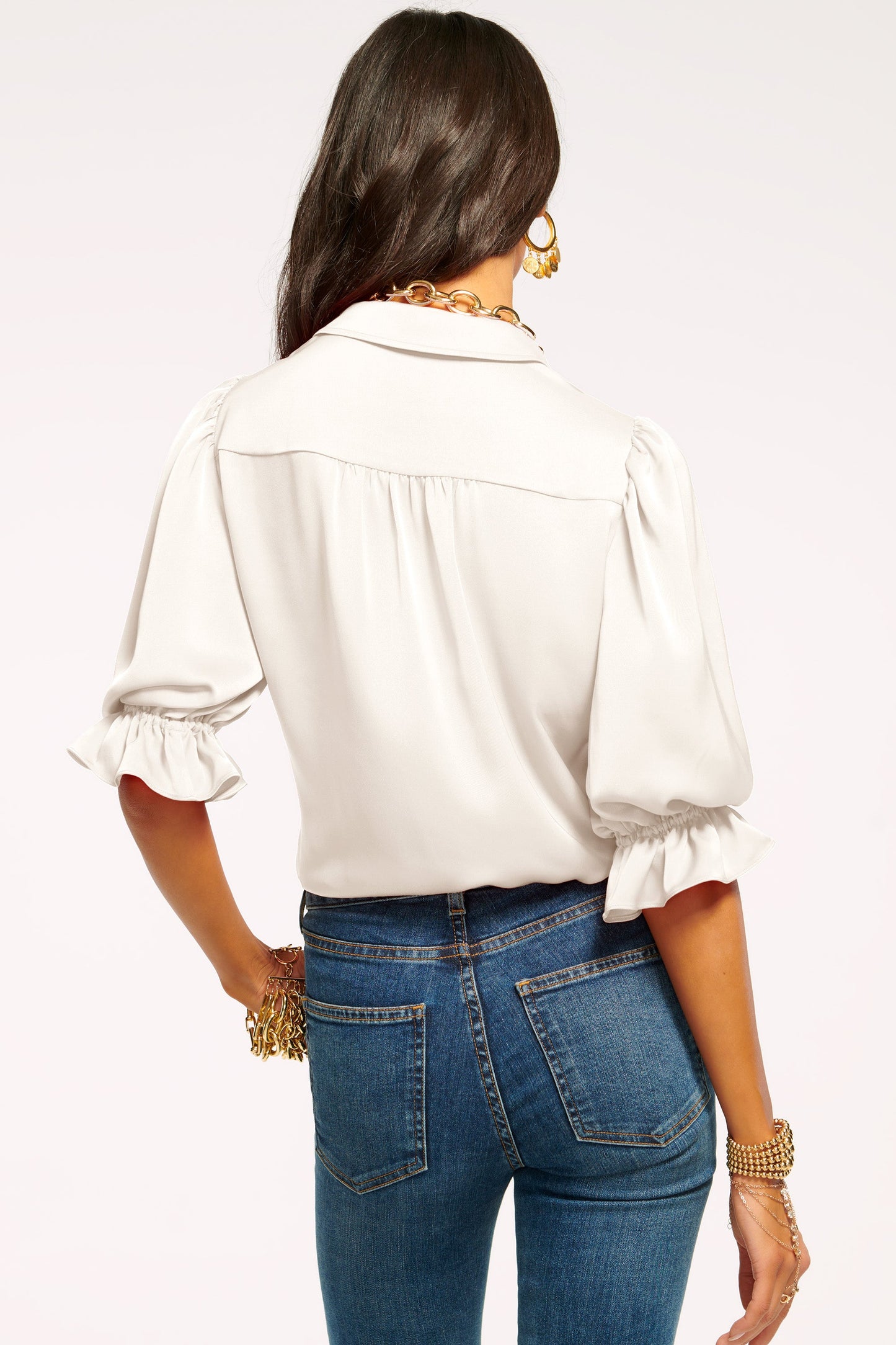 Dina Button Down Bodysuit