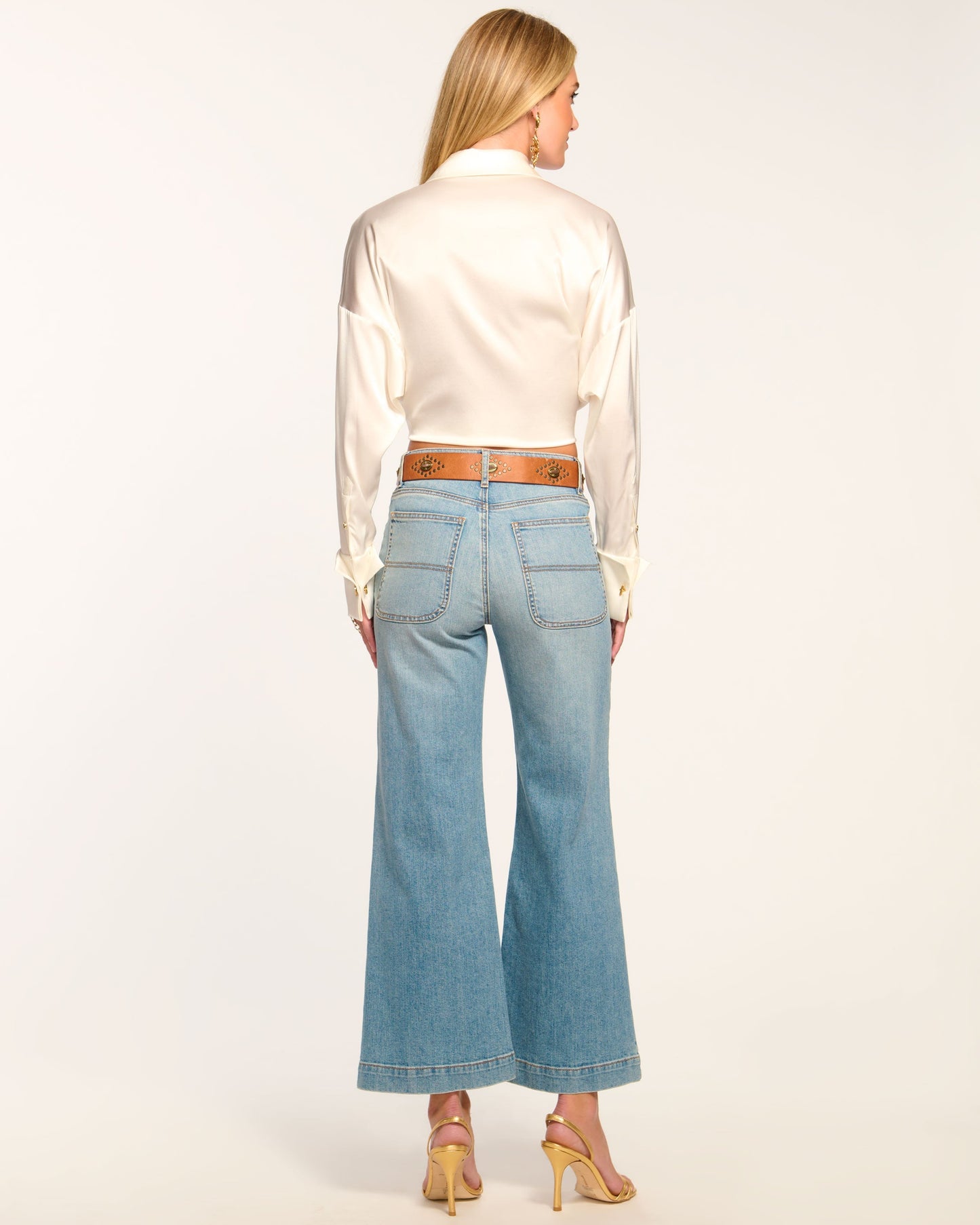 Clifford Cropped Wide Leg Jean