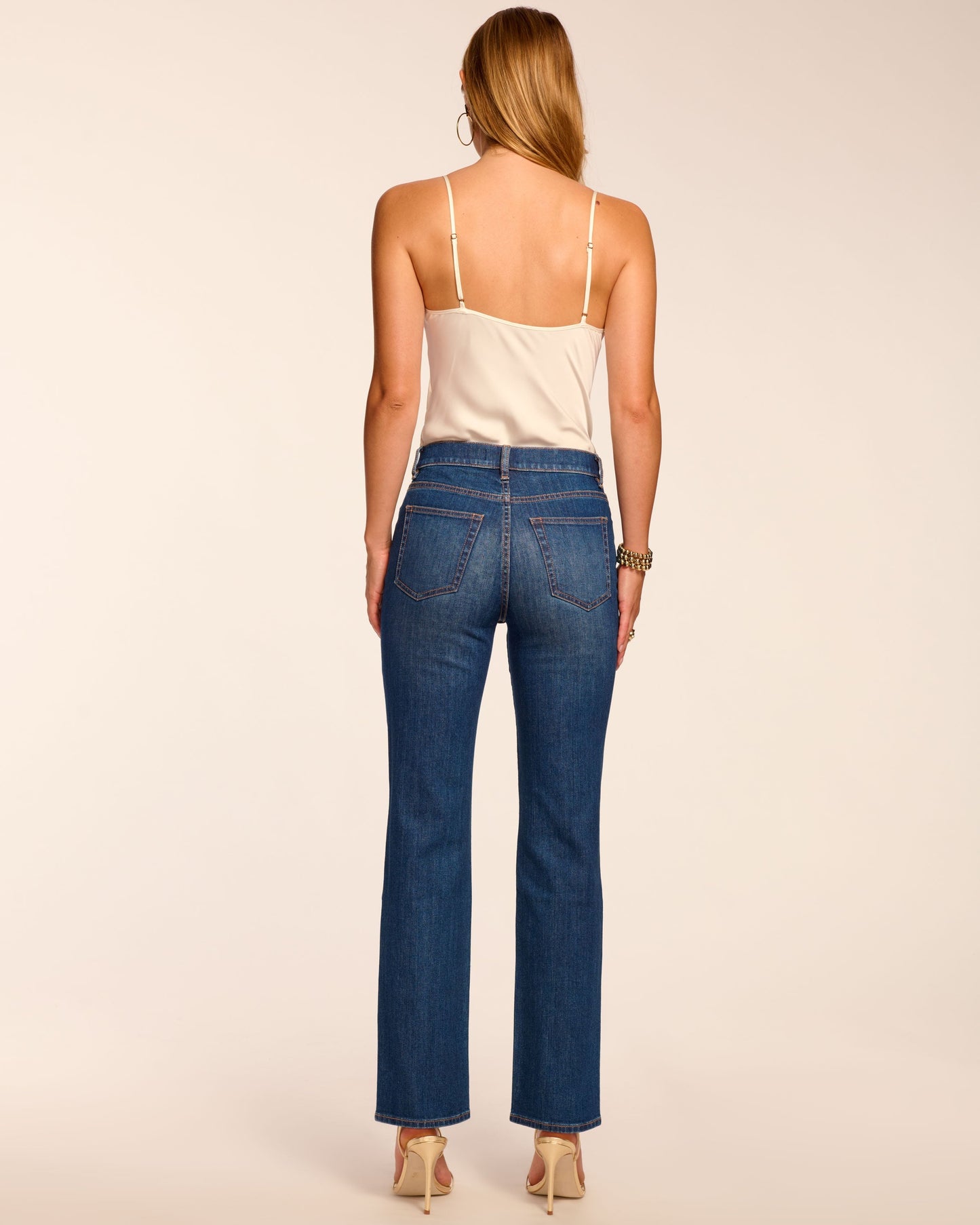 Claudia 5-Pocket High-Rise Straight Leg Jean