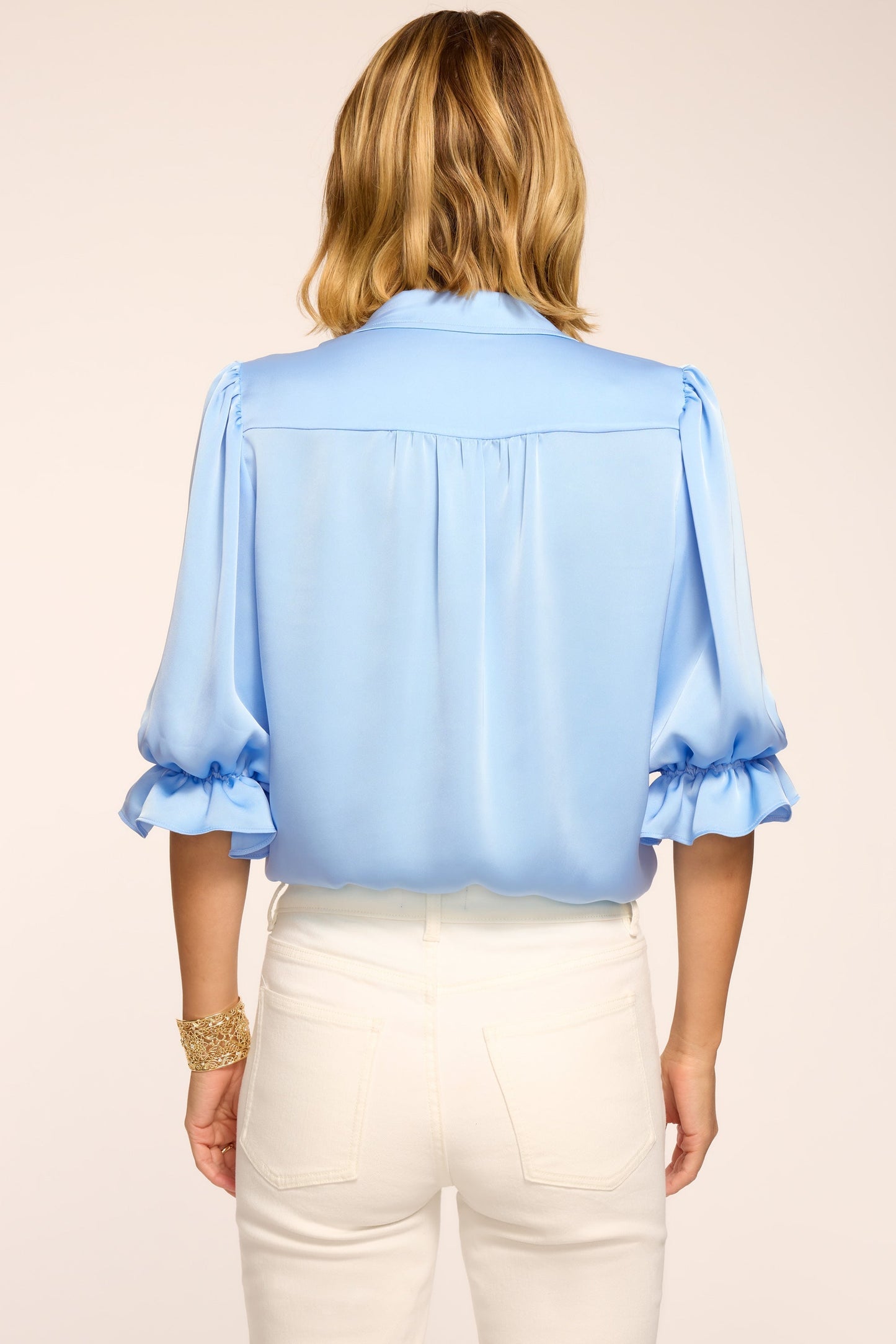 Dina Button Down Bodysuit | BAZAAR BLUE