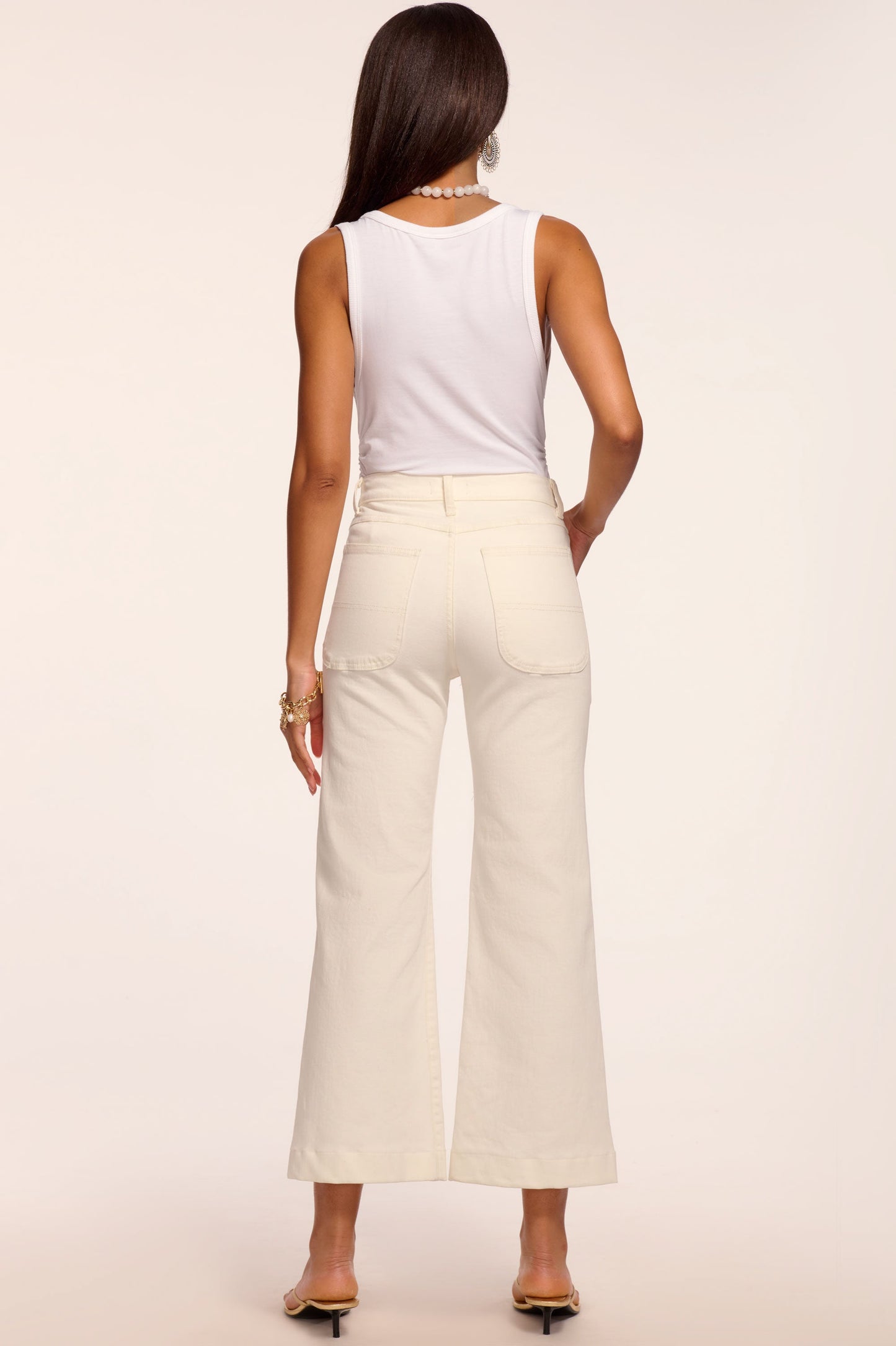 Clifford Cropped Wide Leg Jean