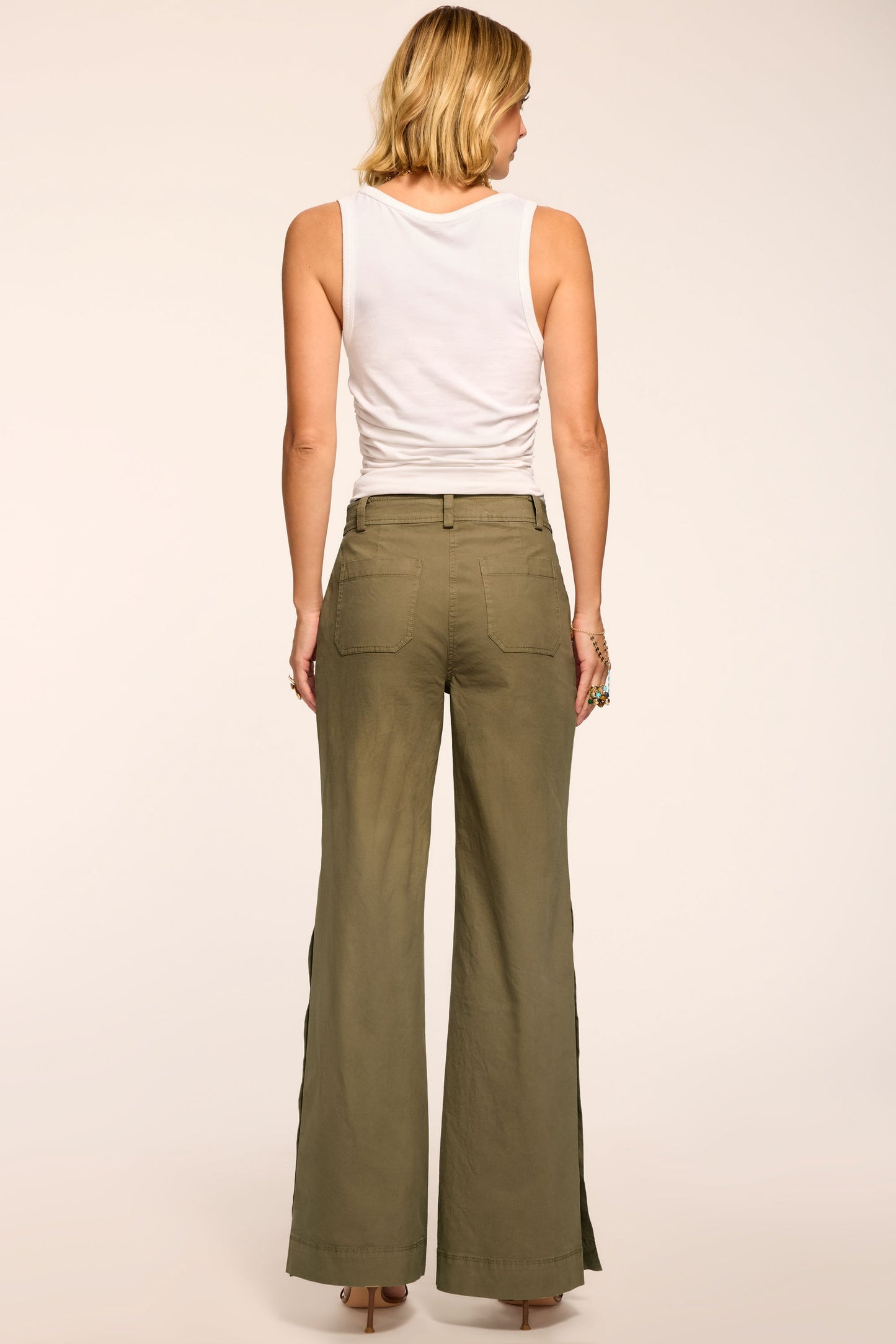 Giselle Canvas Wide Leg Pant