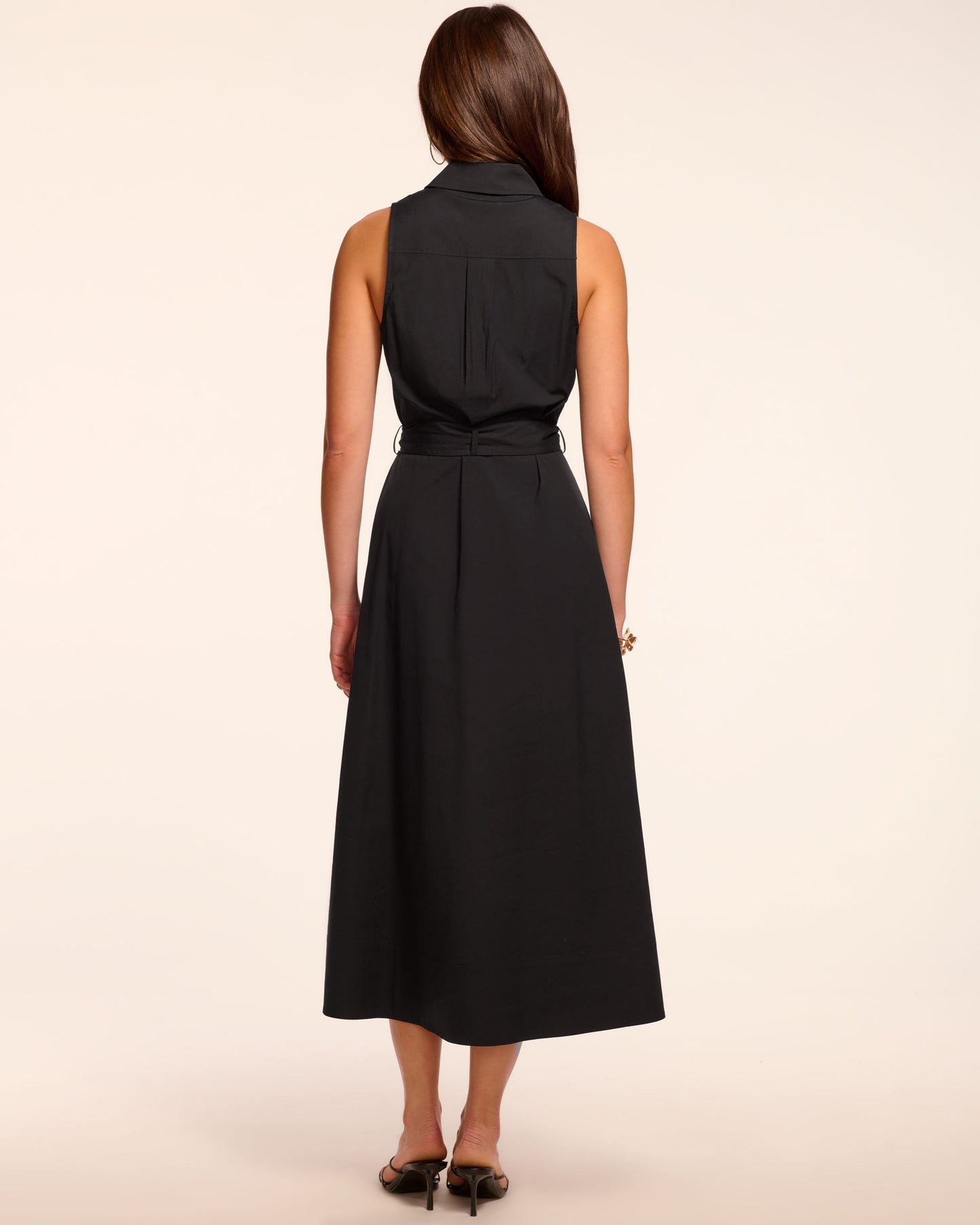 Darcey Cotton Poplin Sleeveless Midi Dress