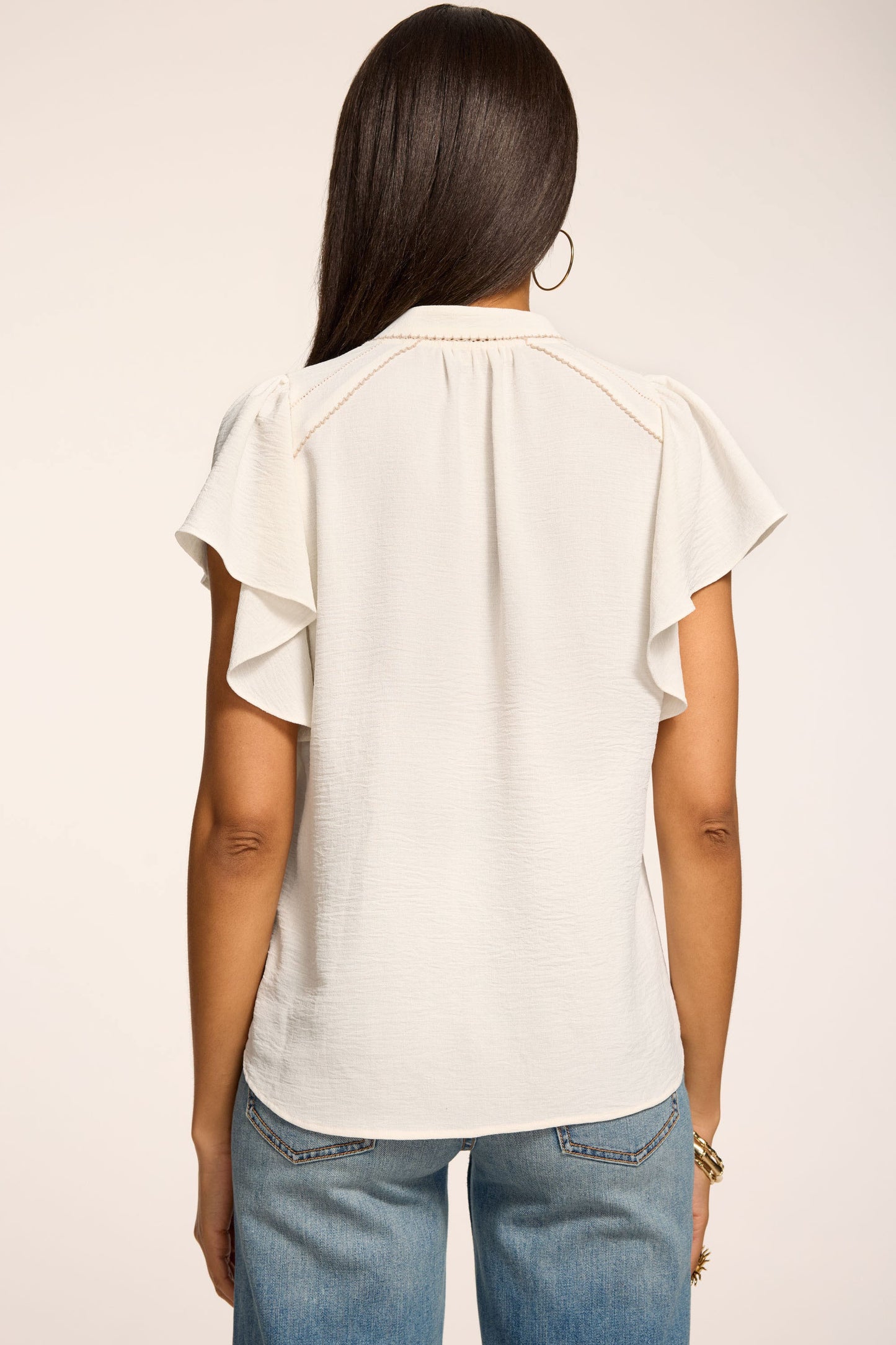 Aurora Flutter Sleeve Top