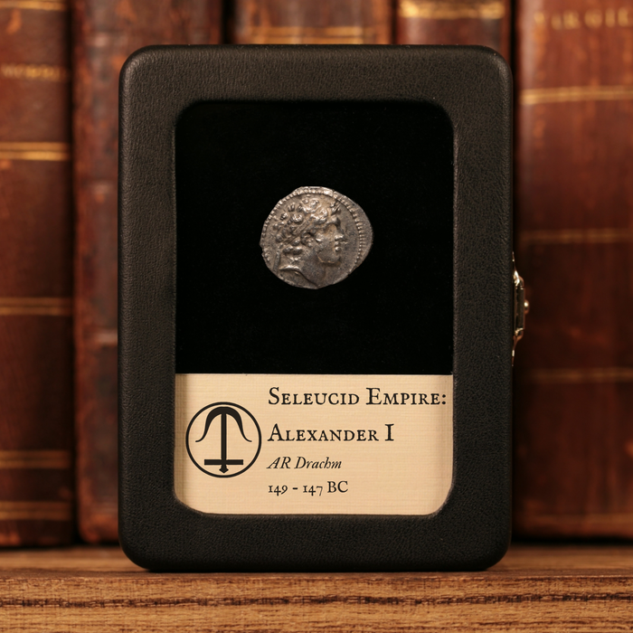 Seleucid Empire, King Alexander I Balas, AR Drachm, Apollo (Major Greek God) - 149 to 147 BCE - Greek World