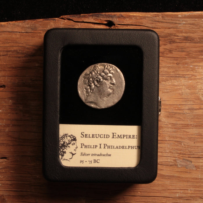 Seleucid Empire, Philip I Philadelphus, Silver Tetradrachm - 95 to 75 BCE - Greek World