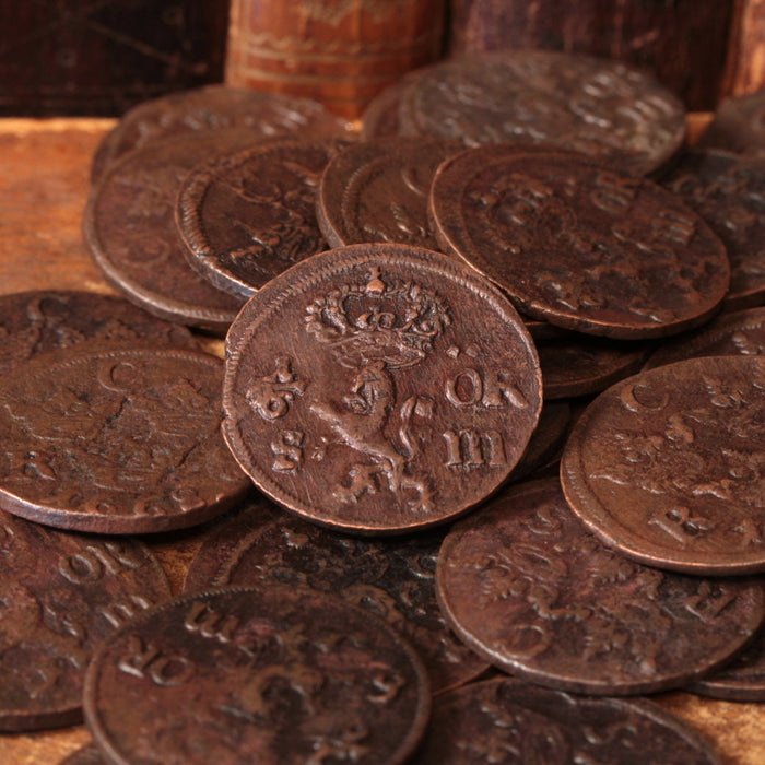 Sweden, King Karl XI, ⅙ Öre Silvermynt - 1666 to 1686 CE - Swedish Empire