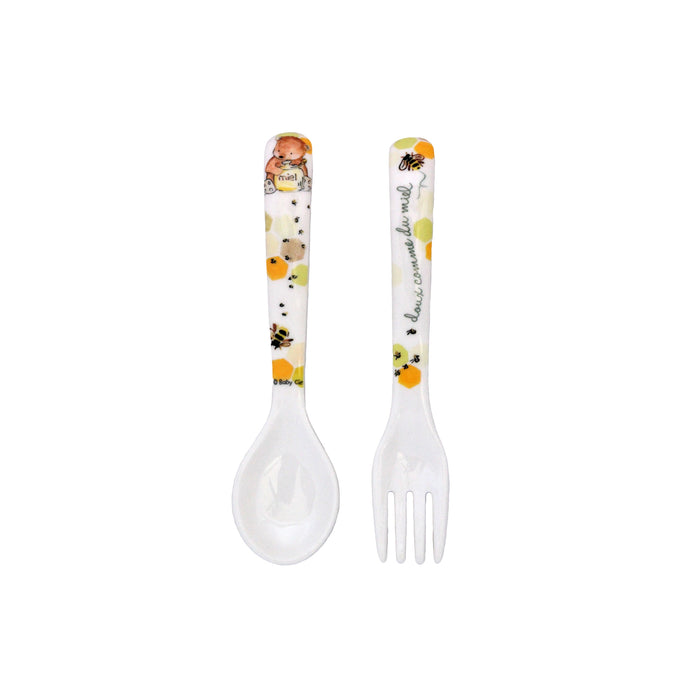 Sweet As Honey Fork & Spoon Set