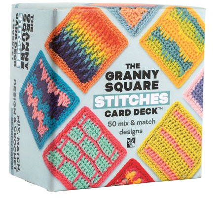 The Granny Square Stitches Card Deck 50 Mix and Match Designs By Claire Montgomerie