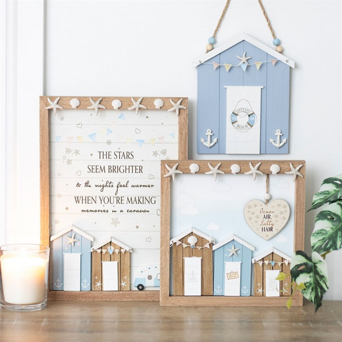 The Stars Seem Brighter 3D Shell Caravan Plaque 🇬🇧