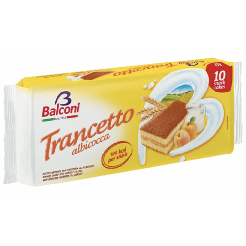Trancetto Albicocca Apricot Cakes 280g (Balconi) - MezeHub