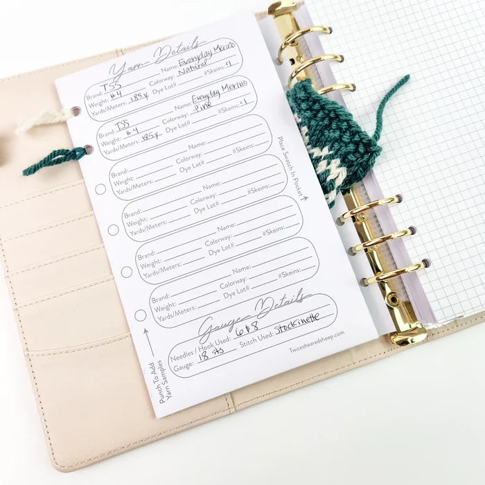 Twice Sheared Sheep - Project Journal Pocket Divider Refill Pack - Set of 12 A5