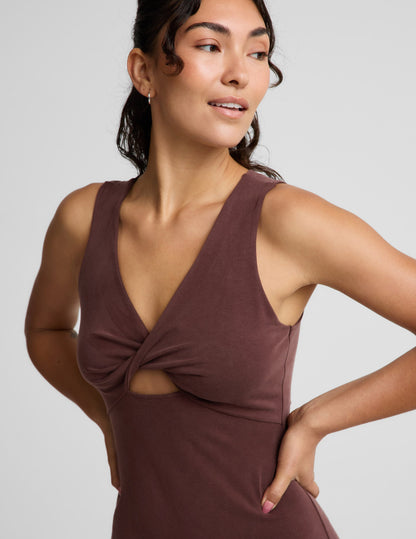 Twist Cutout Midi Dress