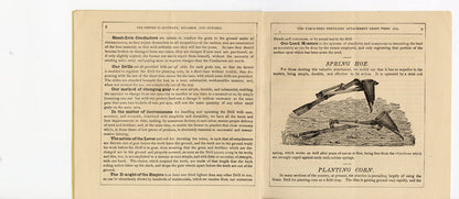 1883 EMPIRE DRILL for Grain, Farming and Fertilizing Promotional Booklet, Catalog