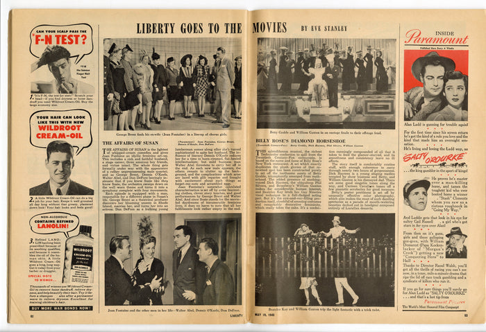 1945 Liberty Magazine, Honorable Service Button, WWII, May Edition