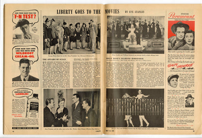 1945 Liberty Magazine, Honorable Service Button, WWII, May Edition