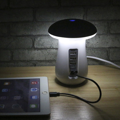 2 In 1 Multifunction Mushroom Lamp LED Lamp Holder USB Charger Home Office Supplies 🇨🇳