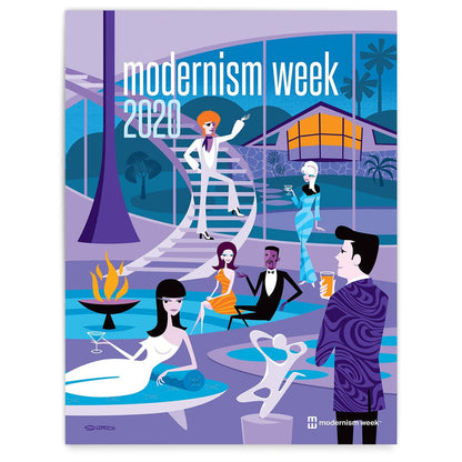 2020 Modernism Week Poster by Shag - Destination PSP