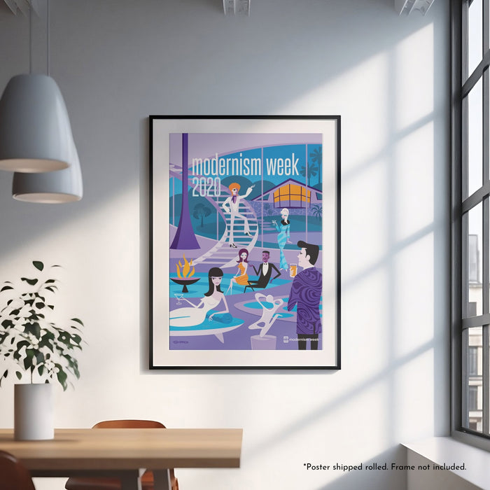 2020 Modernism Week Poster by Shag - Destination PSP