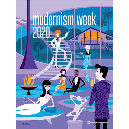 2020 Modernism Week Poster by Shag - Destination PSP