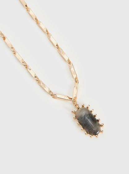Read Your Mind Pendant Necklace Gold