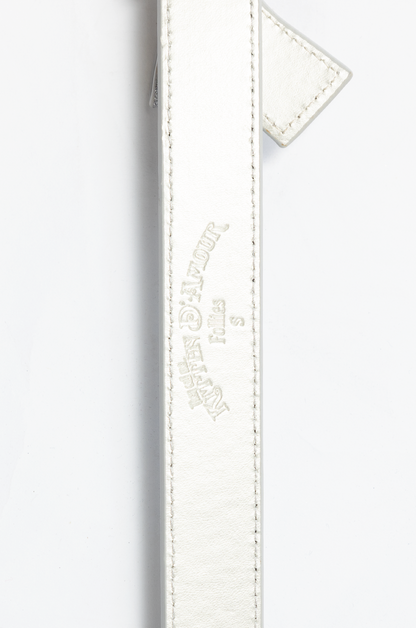 Pretty Kitty Follies Sparkle Bow Belt (Silver)