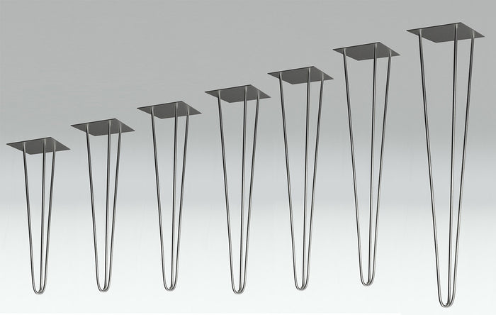 3 Pin Stainless Steel Hairpin Table Leg