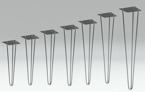 3 Pin Stainless Steel Hairpin Table Leg