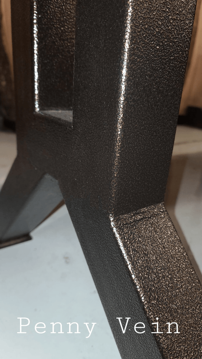 40″ High Steel Table Base End - Advantage Lumber