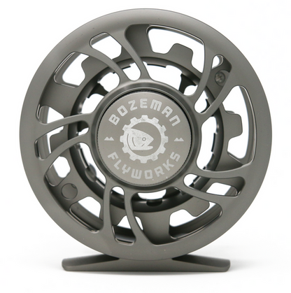 7/8wt - The Patriot Reel Flat Gunmetal w/ Line