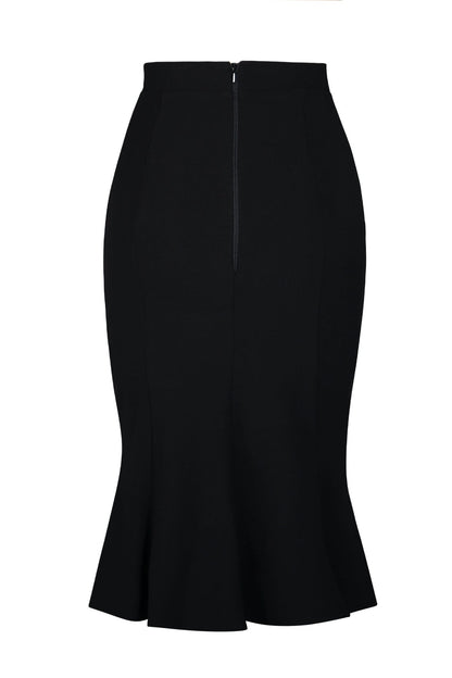 D'Amour Mermaid Wiggle Skirt (Black)